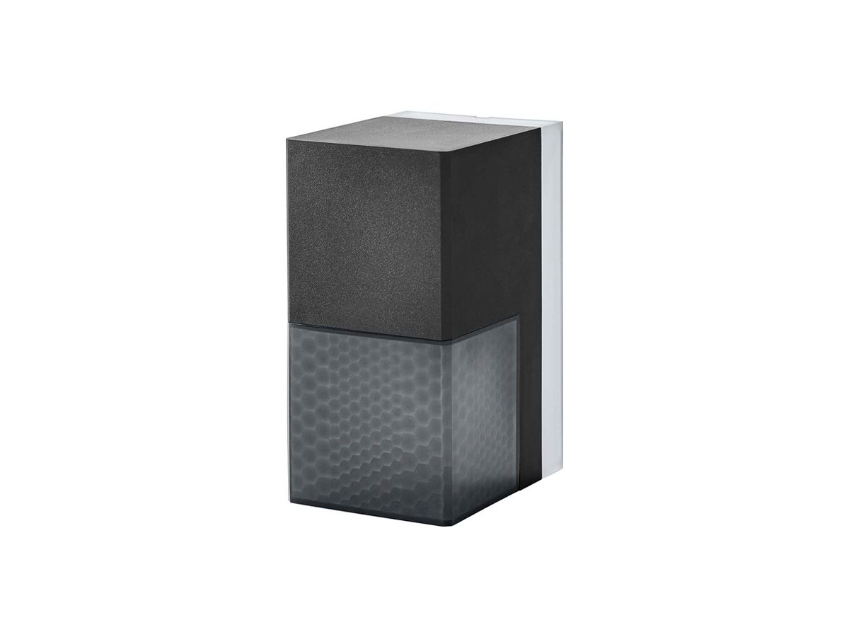 AP-Bewegungsmelder SWISSLUX Aleum Glow AD PIR 180° IP54 anthrazit