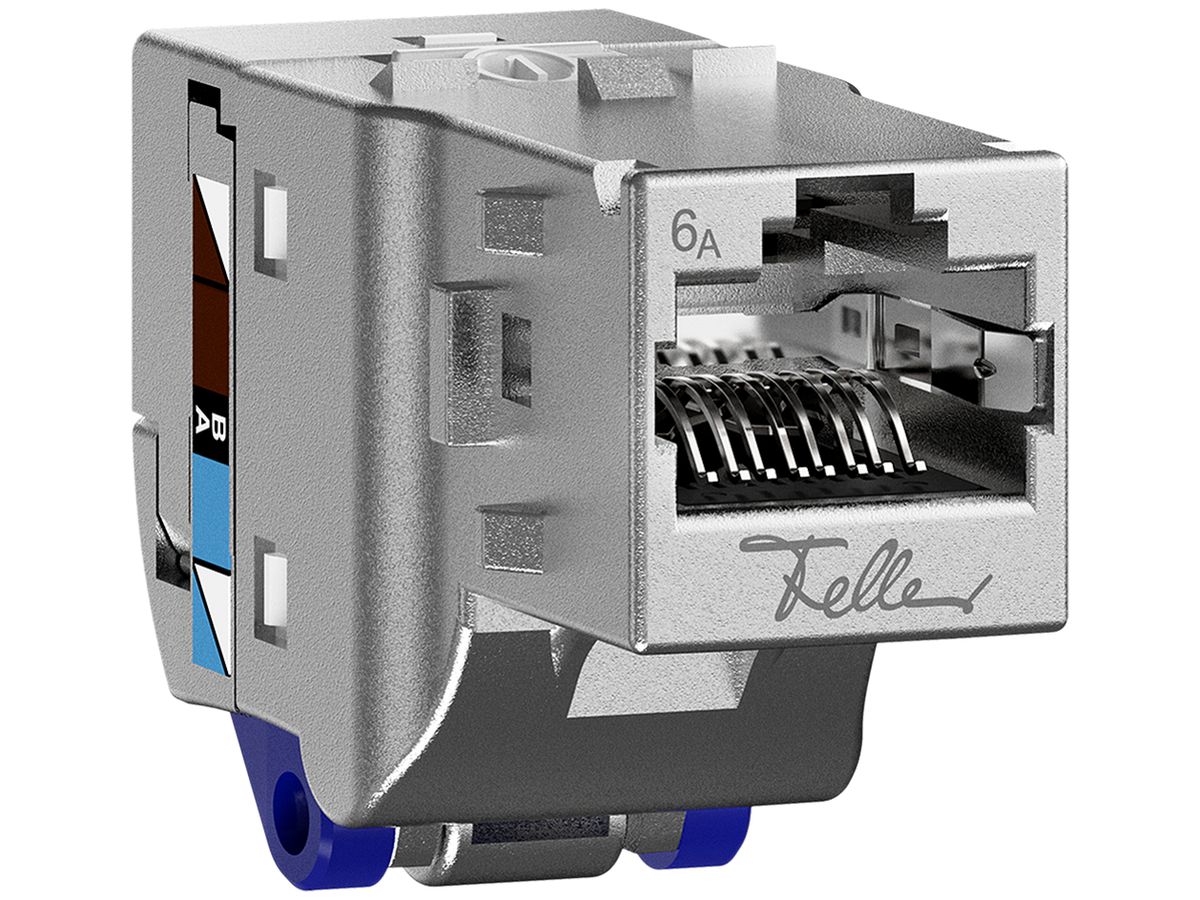 Anschlussmodul Feller EASYNET S-One RJ45 Kat.6A geschirmt