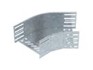 Bogen BET RB 45° 110×200mm Stahl feuerverzinkt