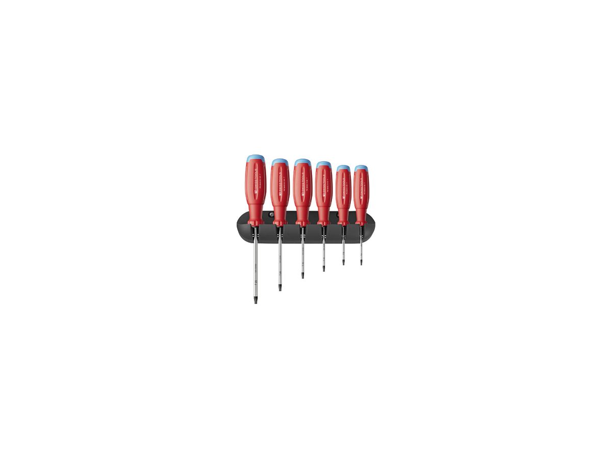 Schraubenzieher-Set PB SwissGrip Evo 6-tlg Wandhalterung