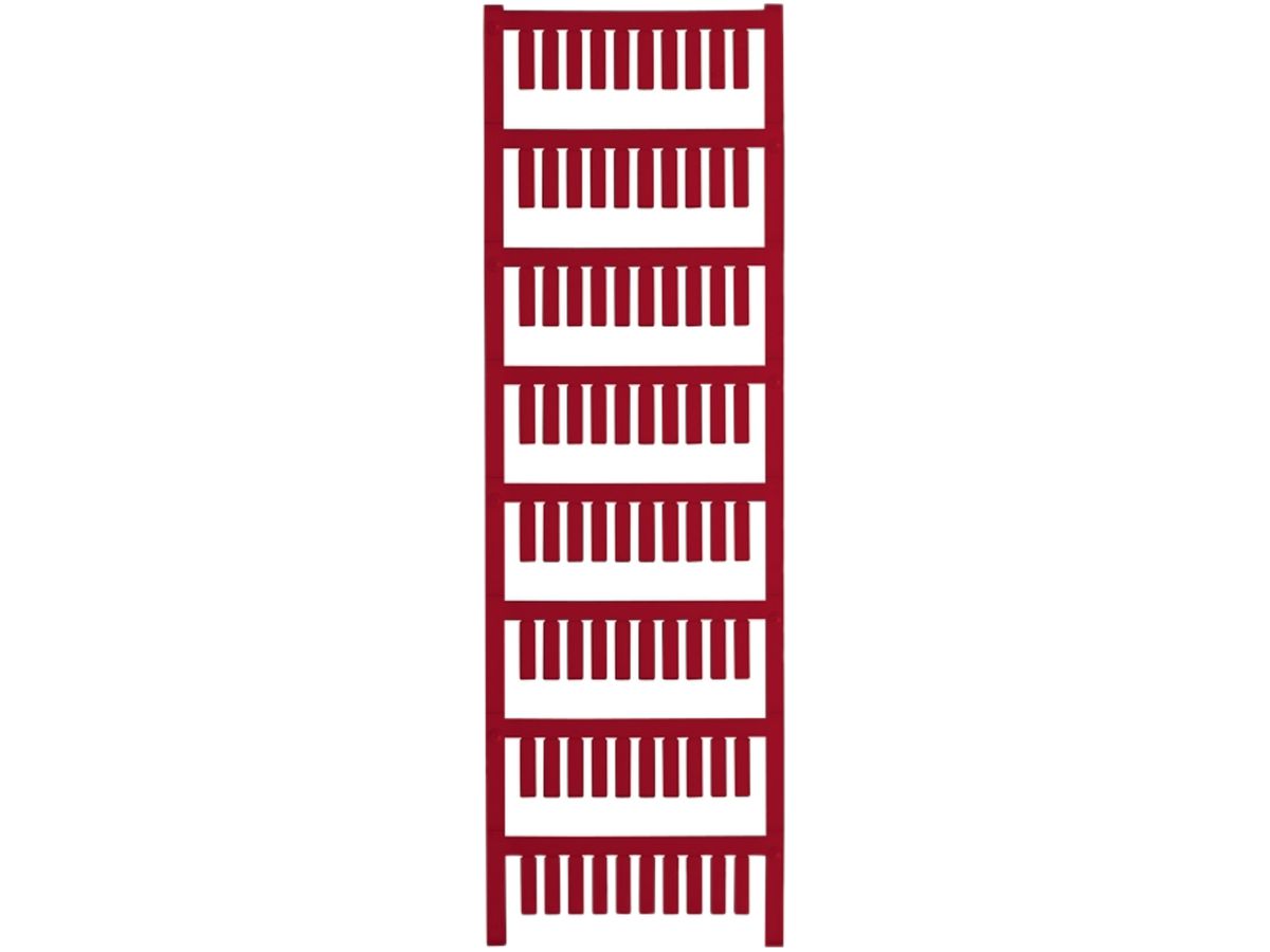 Einsteckschild Weidmüller TM MultiCard 15×4mm PA66 rot