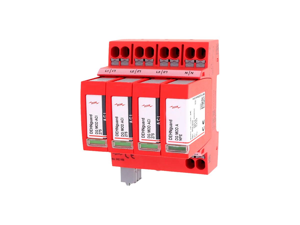 Überspannungsableiter DEHN/elvatec DEHNguard MP TN-S 4P 230V 40A 4 TE
