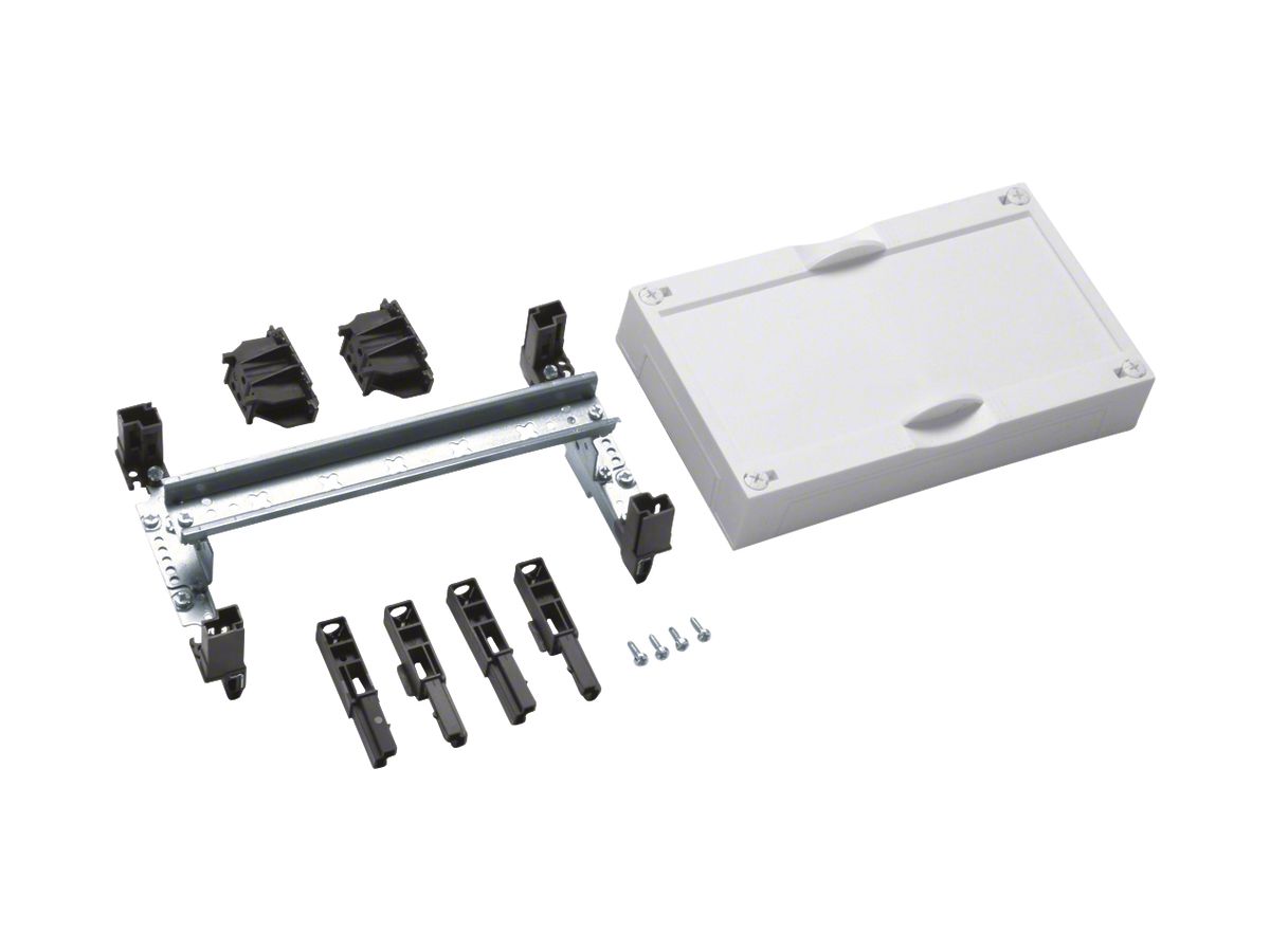 Baustein Hager univers N 150×250mm für Reihenklemmen waagrecht