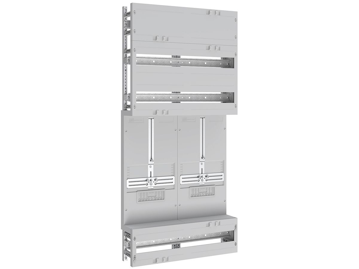 Komplettfeld SE Prisma XS 2 Zählerplätze 2 Felder 7 Reihen 500×1050mm
