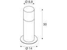 Pollerleuchte SLV GRAFIT round E27 30 11W 300mm IP44 Aluminium anthrazit