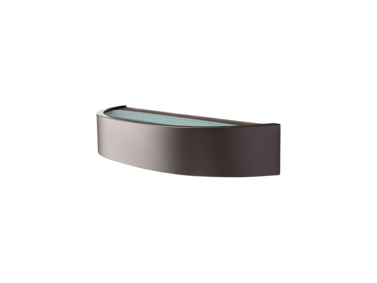 LED-Wandleuchte SG Curve 7W 530lm 840 IP65 DIM indirekt 320×103mm anthrazit