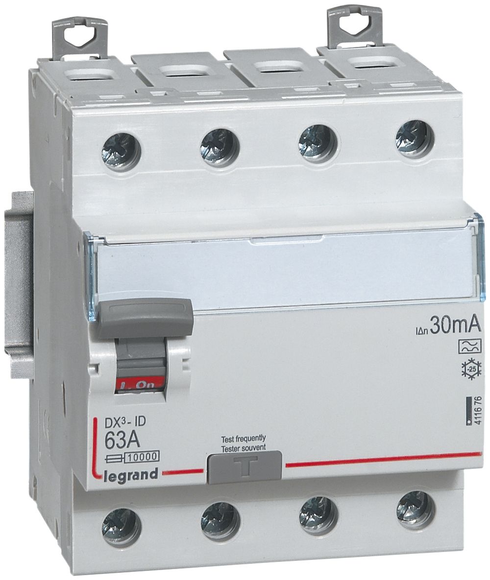 FISchutzschalter Monoblock Legrand 4P 40A 30mA Typ A Elektrogrosshandel