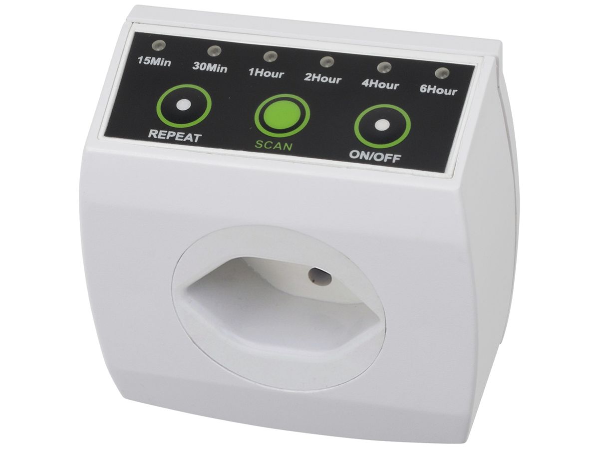 Steckdosen-Schaltuhr digital Stecker Typ 13 10A 230V 2300W IP20