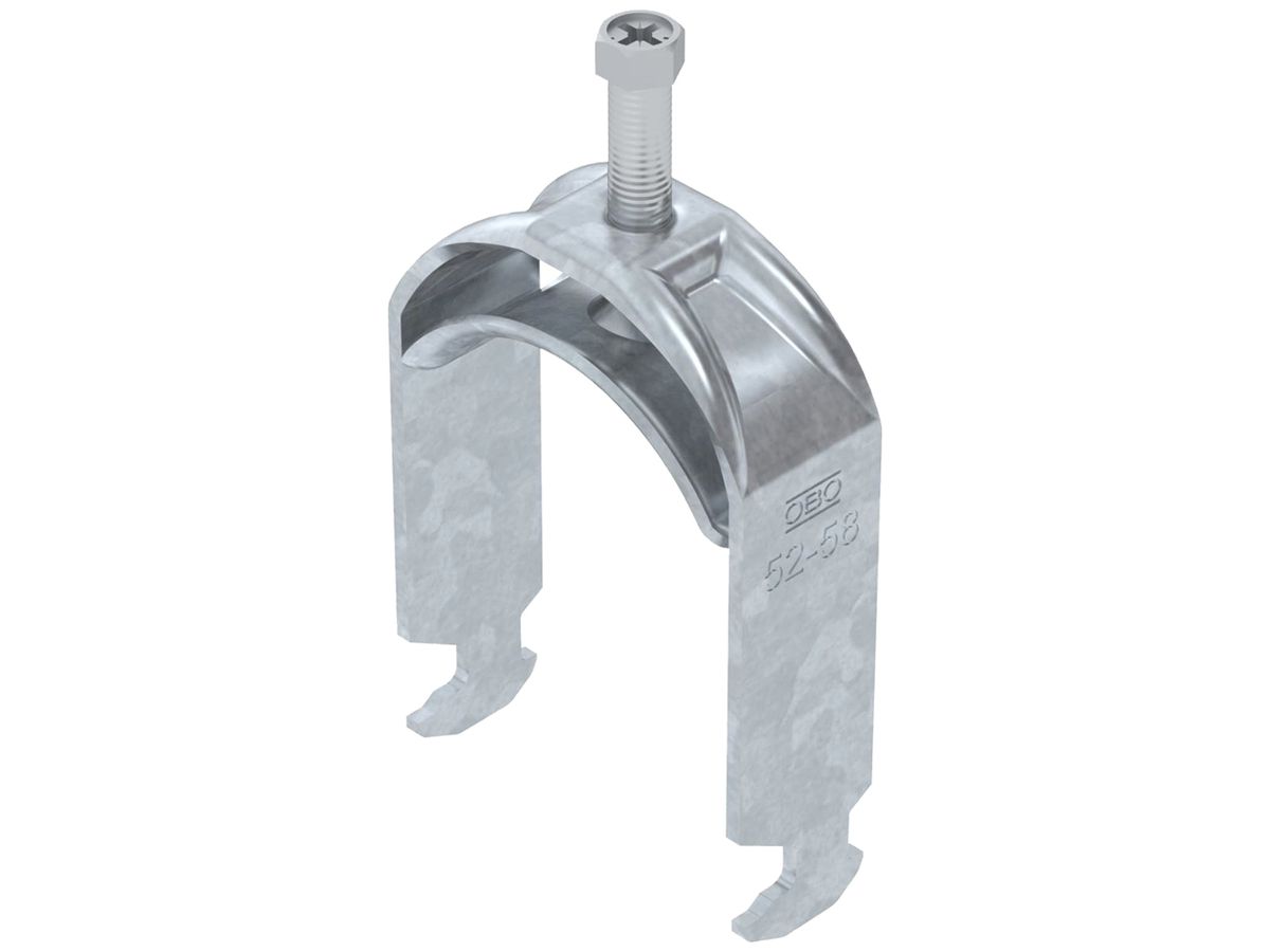 Schnellverleger BET 2056 H-Fuss Metall 52…58mm 1×Kabel Stahl tfZn