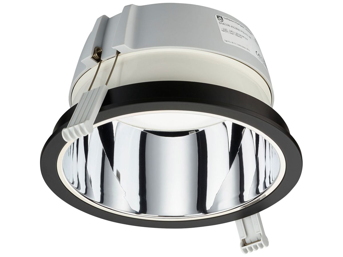 LED-Downlight Philips LuxSpace Compact C 10.8W 2000lm 840 WB Ø214mm schwarz
