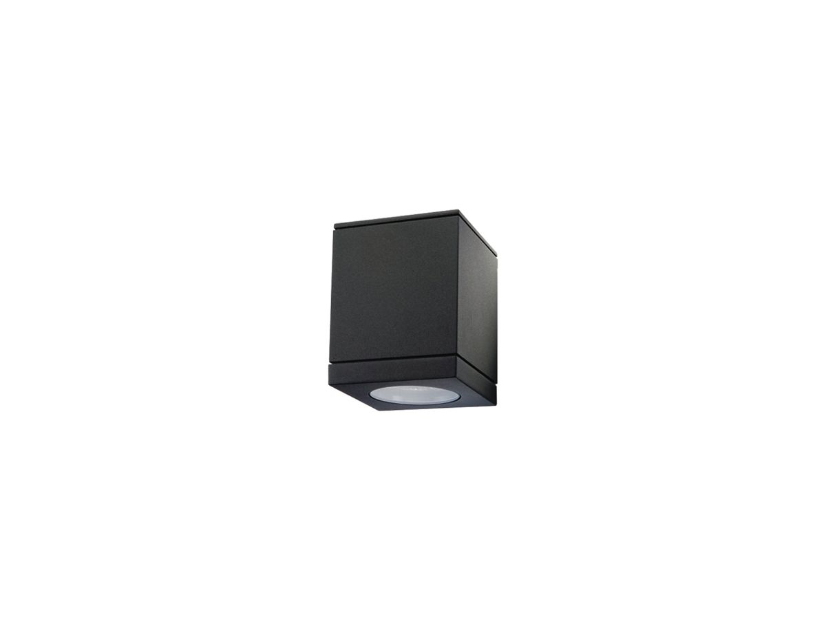 AP-Downlight SG Echo GU10 1×6.2W 360lm 830 IP54 35° DIM 135×90×90mm schwarz