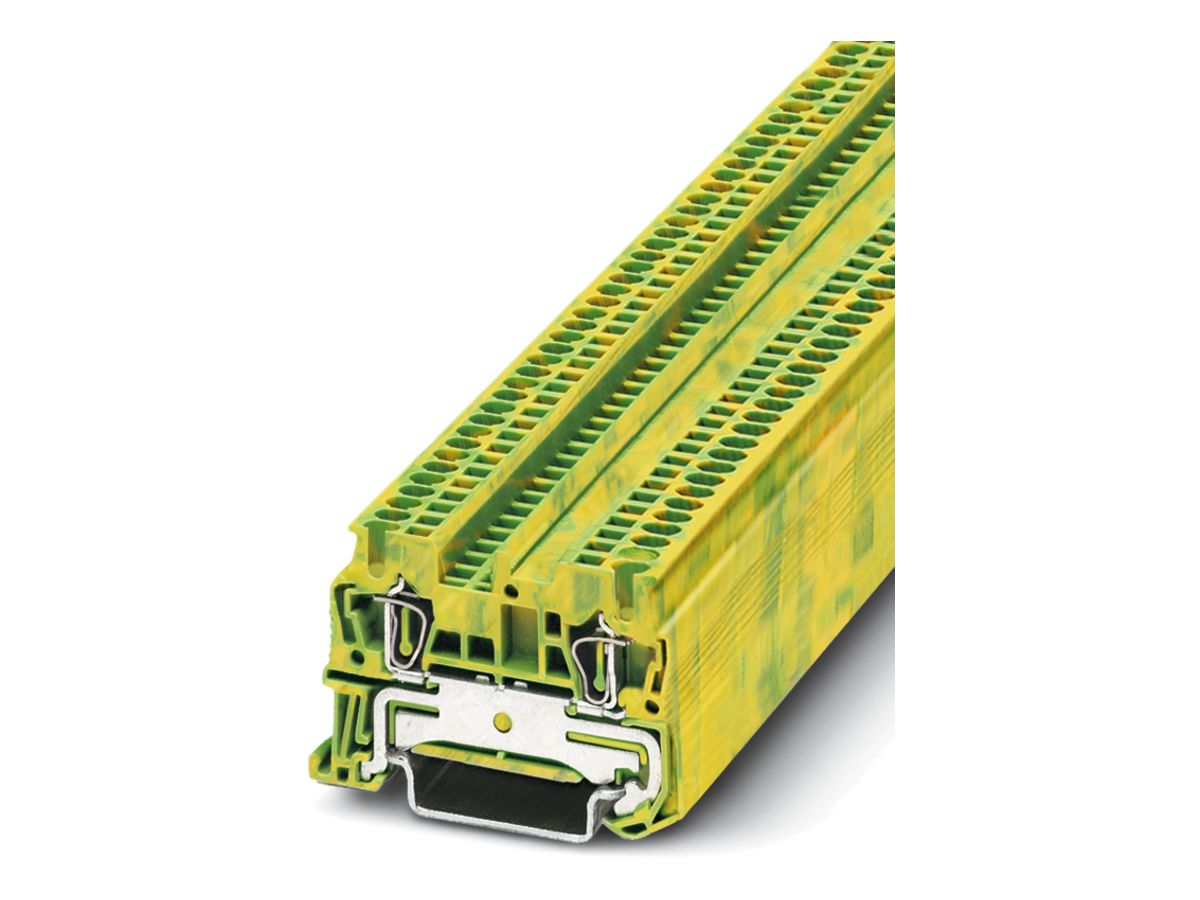Schutzleiterklemme 0.08…1.5mm² Zugfederanschluss grün-gelb