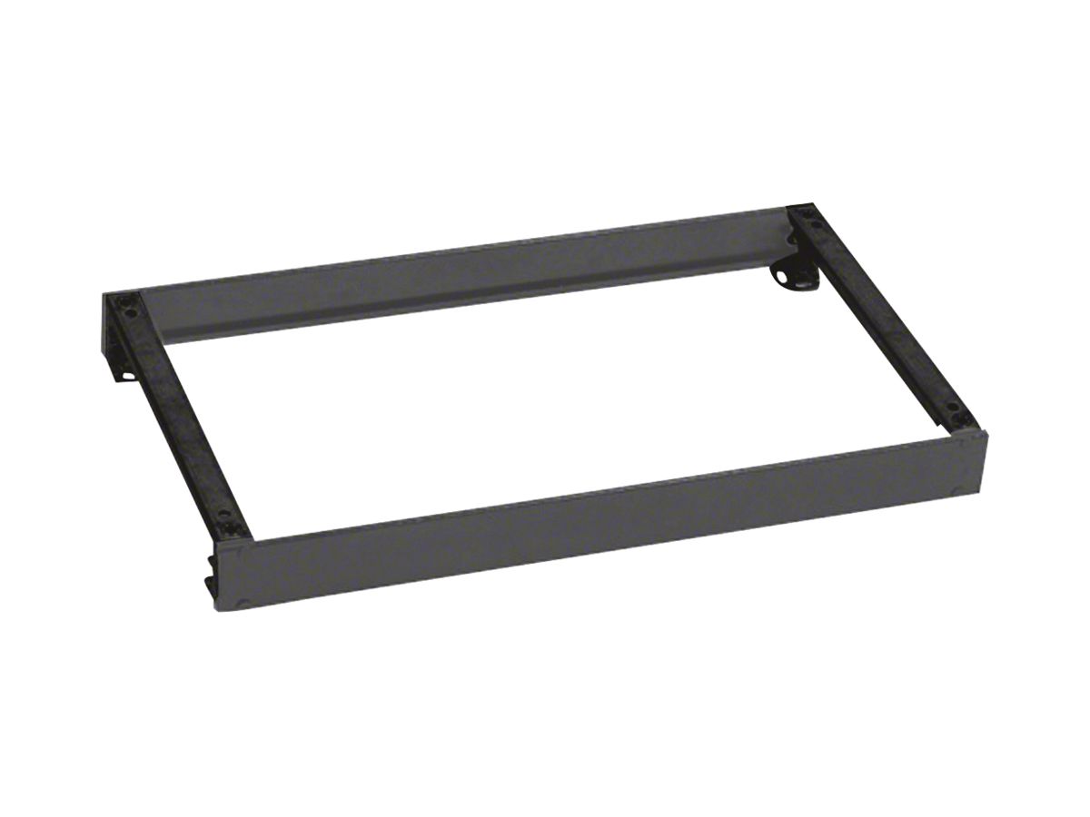 Sockel Hager FZ916WE 1599×100×375mm komplett schwarz Stahl