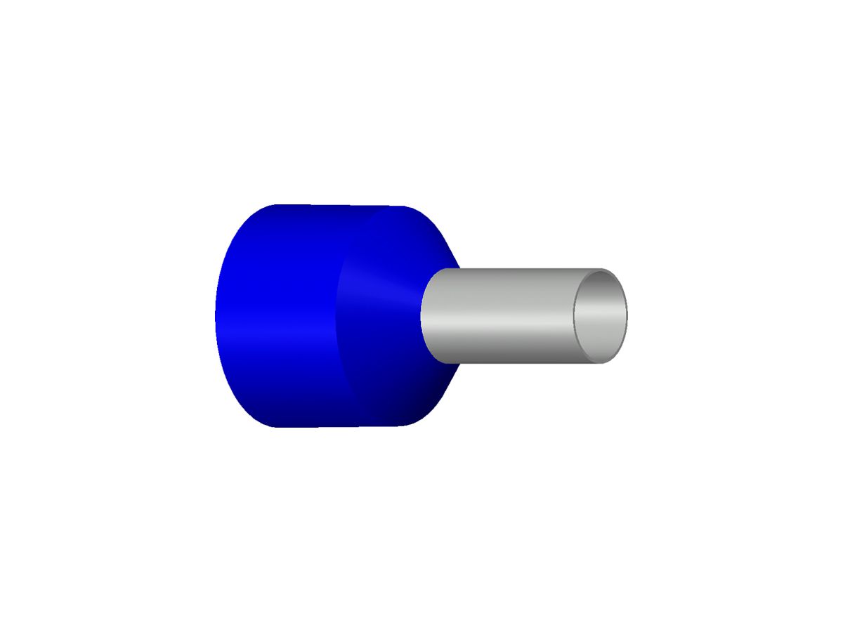 Aderendhülse DIN isoliert 16mm²/12mm blau