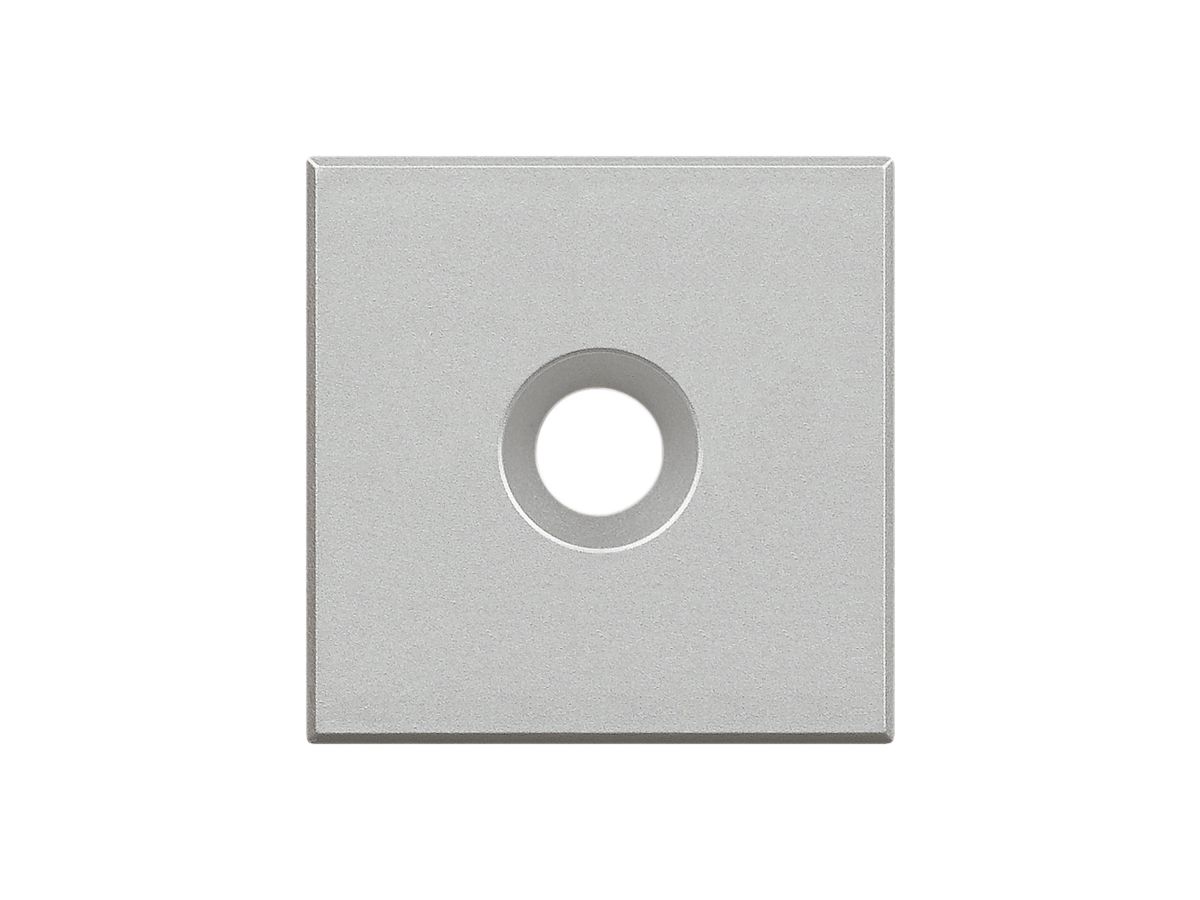 EB-Anschlussdose Axolute, mit Zugentlastung, 2 Module, aluminium