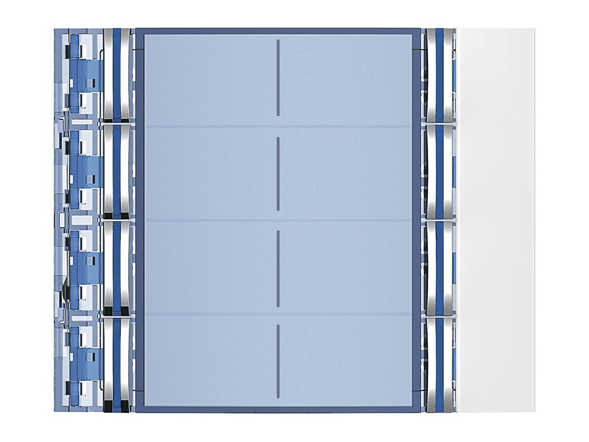 Frontblende mit 8 Tasten für Ruftastenmodul 8 Tasten Sfera weiss