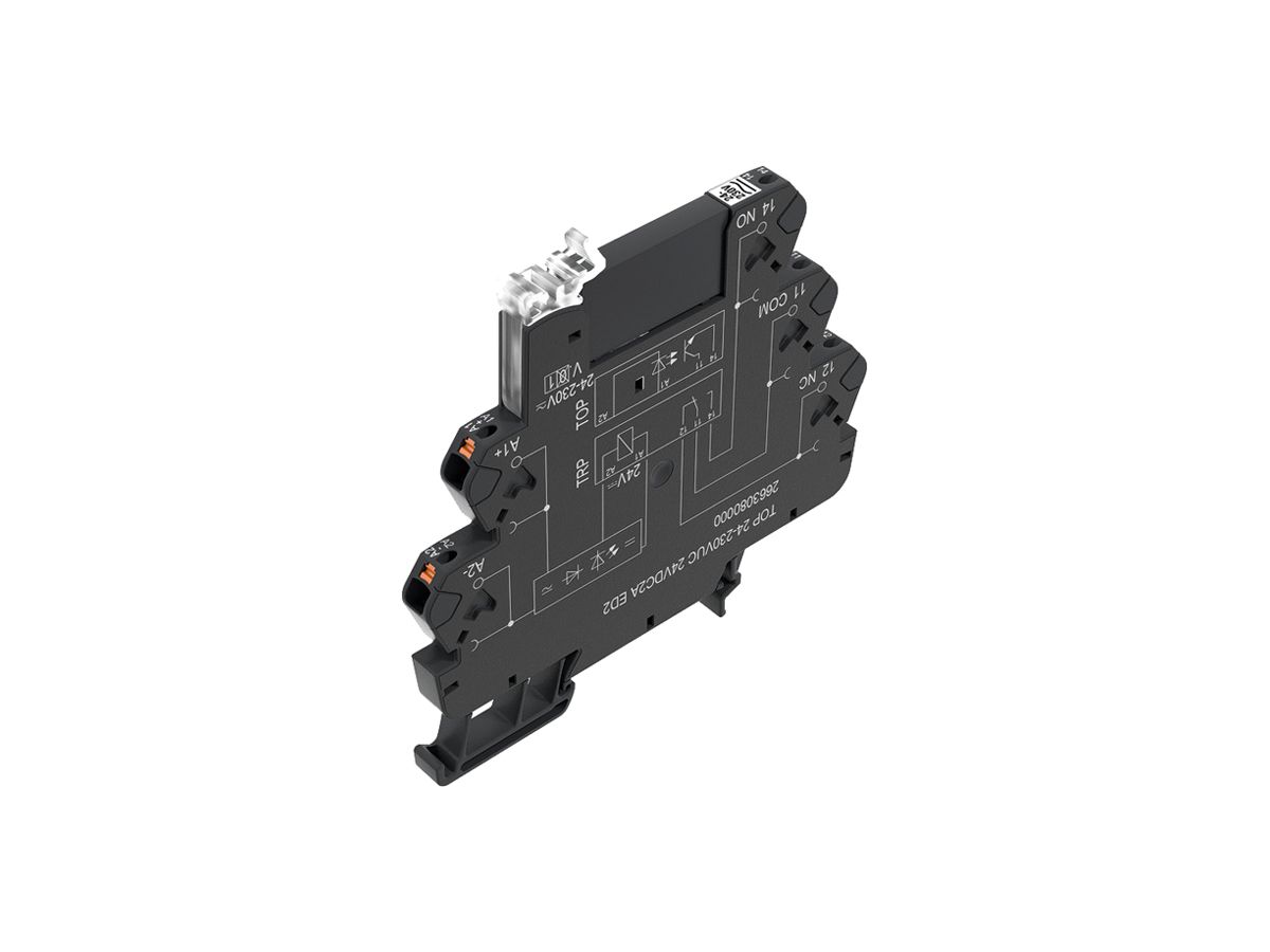 Halbleiterrelais WM TOP ED2 NO Transistor bipolar 21.6…253VUC 0.1A/48VDC push-in