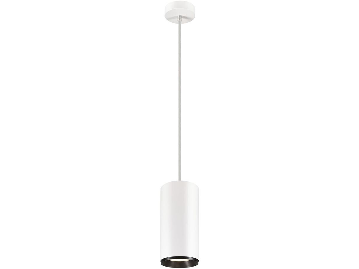 LED-Pendelleuchte SLV NUMINOS PD DALI XL 36W 3460lm 4000K 60° weiss/schwarz