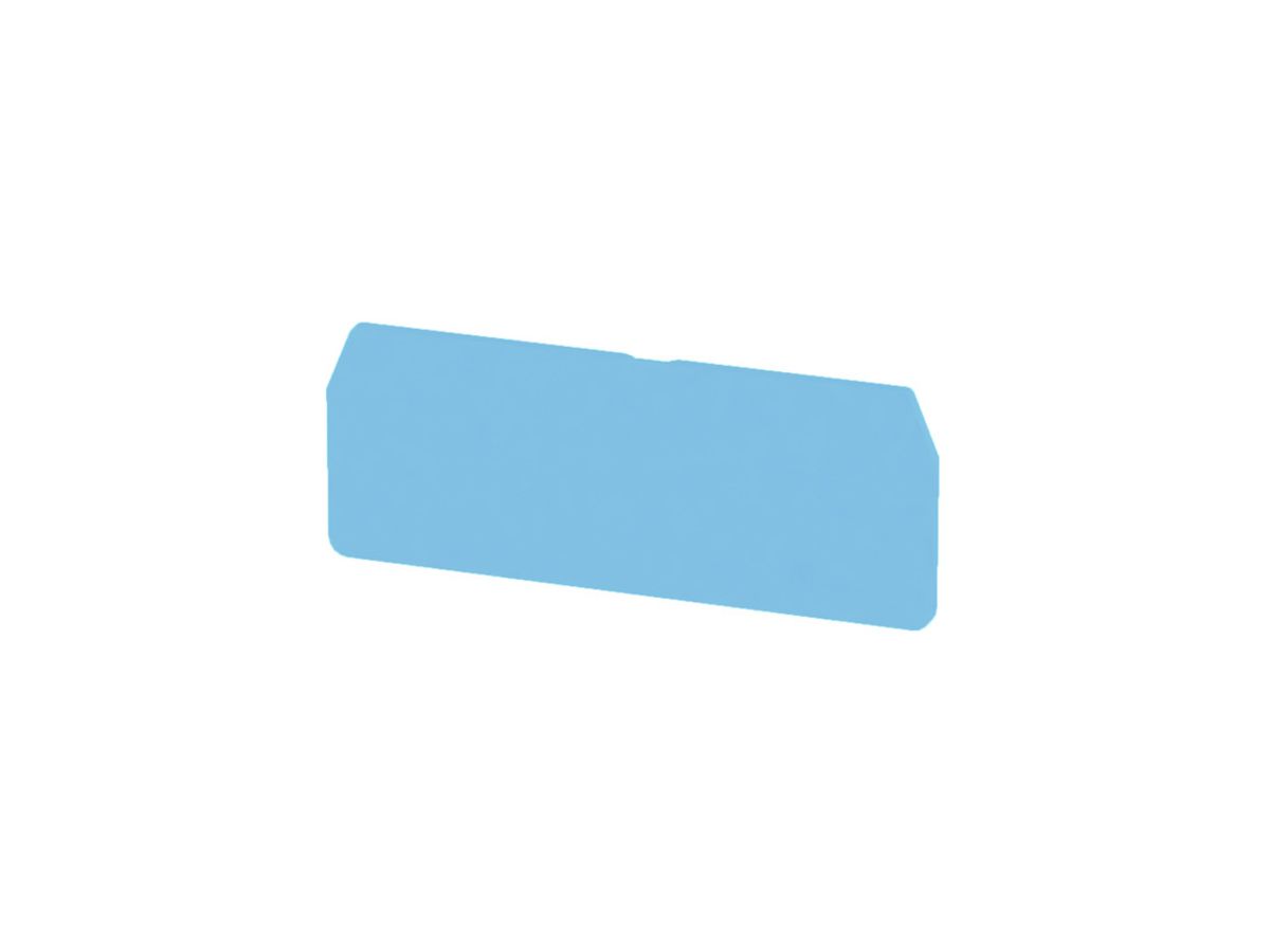 Abschluss-/Zwischenplatte Weidmüller ZAP/TW 3 79.4×30.5mm blau