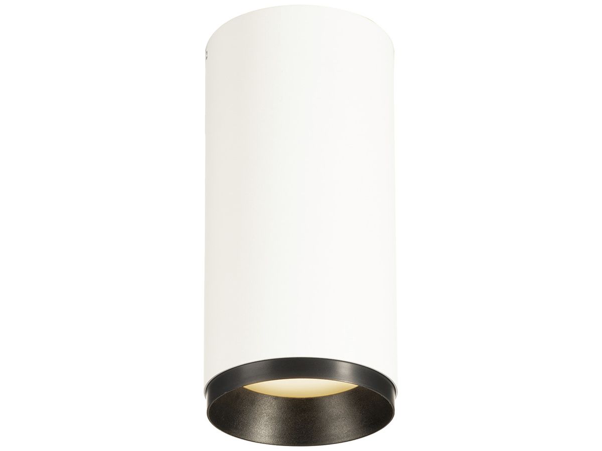 LED-Deckenleuchte SLV NUMINOS M DALI 20W 1880lm 3000K 60° Ø85×185mm weiss