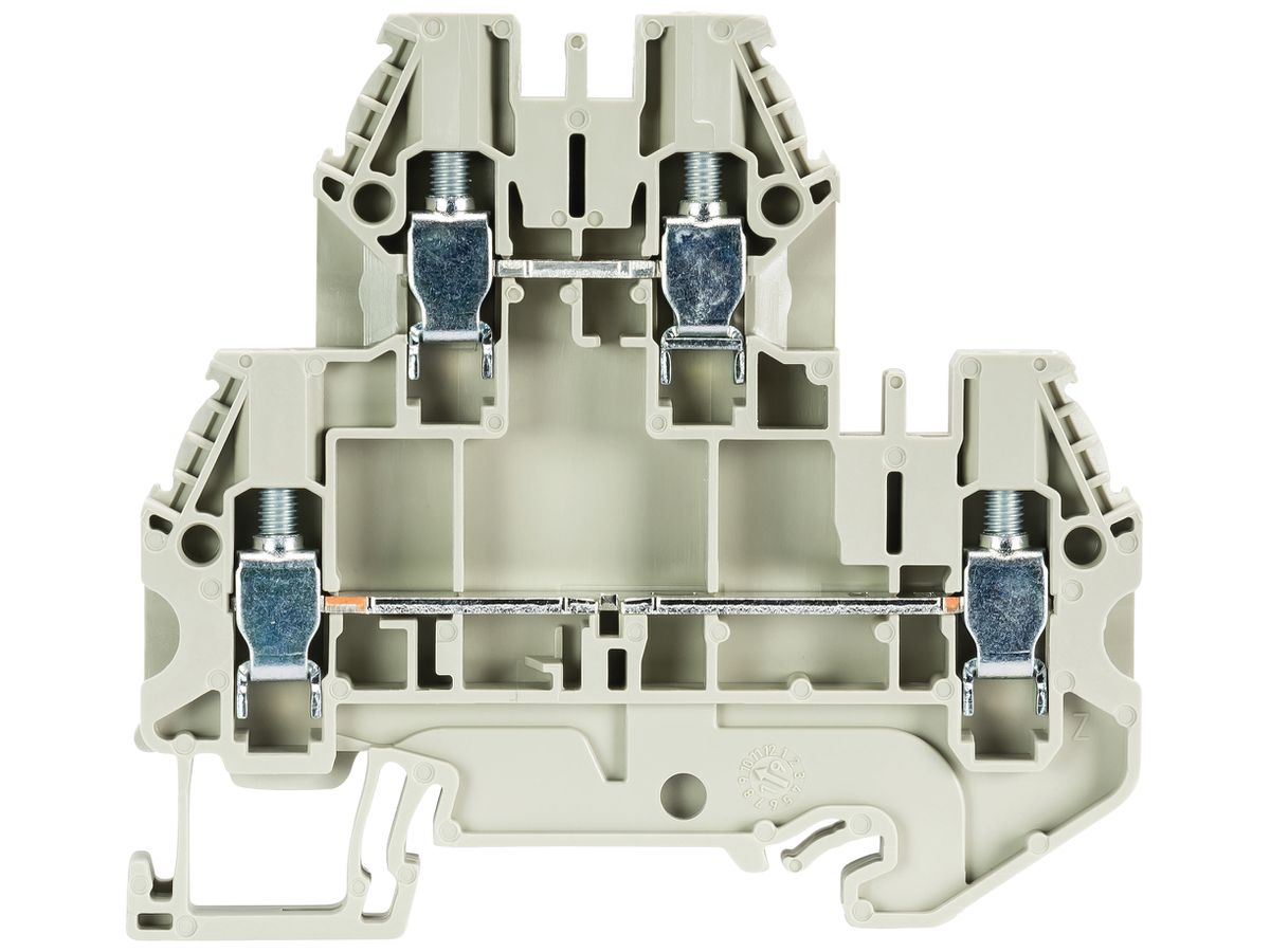 Durchgangs-Reihenklemme Wieland WT 4 E 0.14…6mm² 32A 800V grau