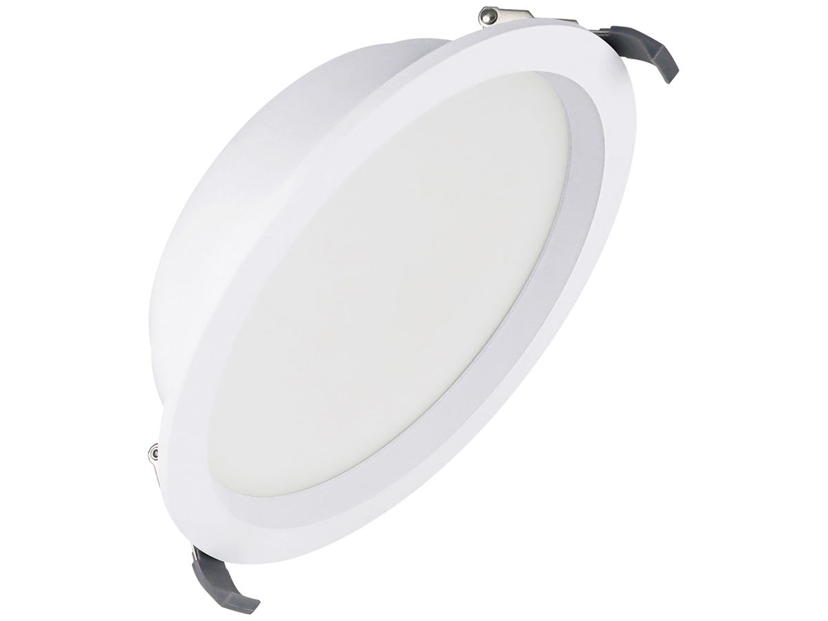 LED-Downlight LEDVANCE DL CMFT 30W 3600lm 3000K IP44 VWB DIM cenbat Ø215mm ws