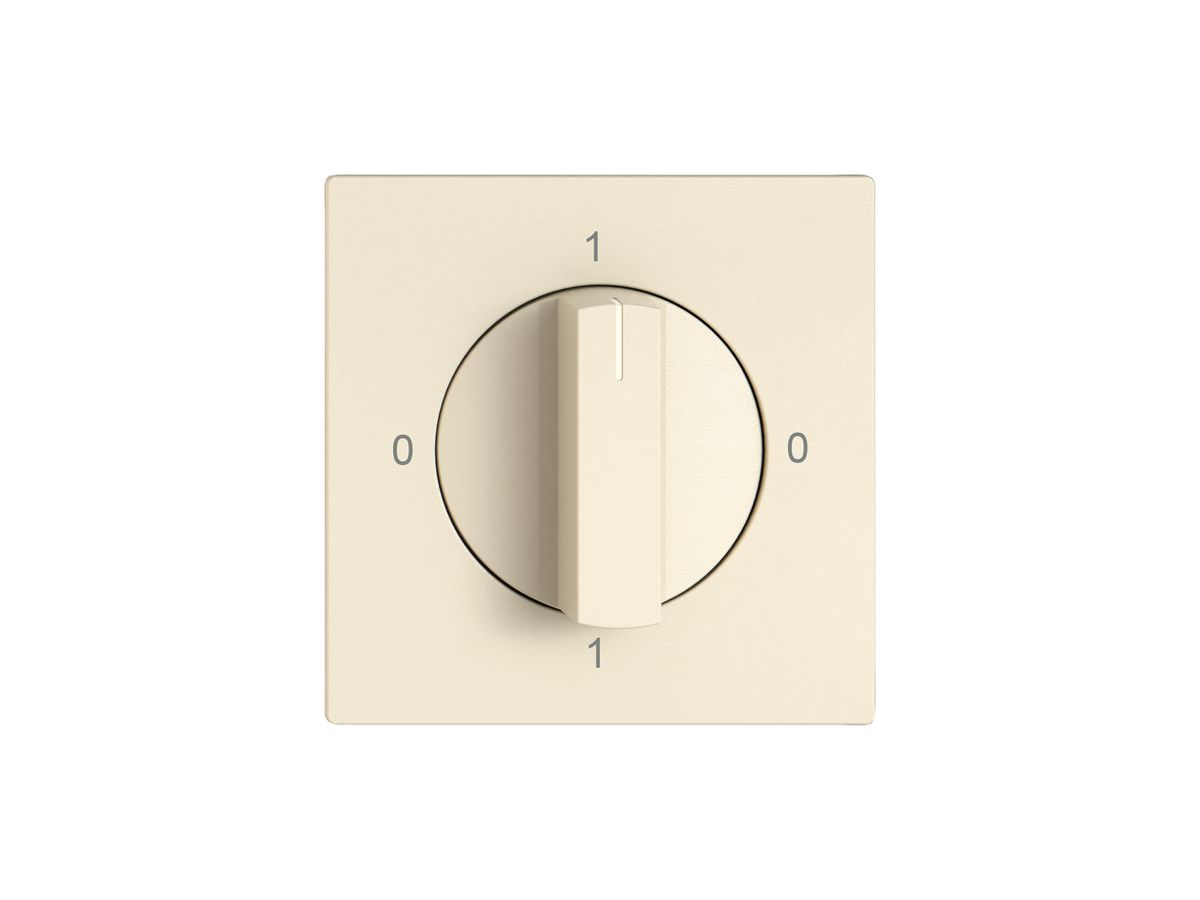 Montageset EDIZIO.liv SNAPFIX® f.Drehschalter m.Griff 0-1-0-1 cr
