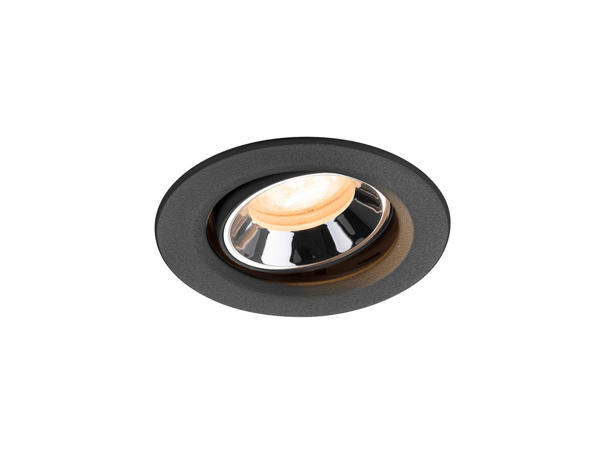 LED-Downlight SLV NUMINOS MOVE XS 6.9W 900lm 2700K WB DALI Ø68 sz/cr