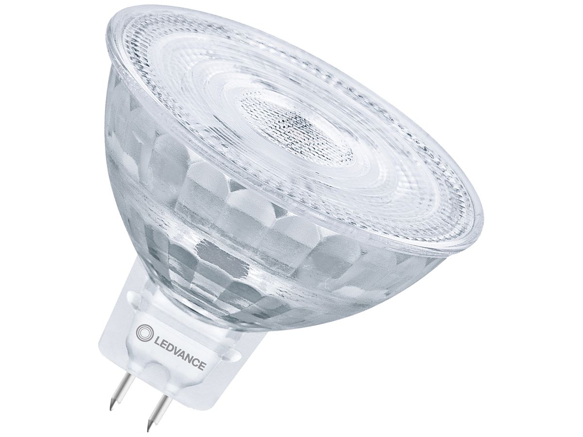 LED-Lampe LEDVANCE GU5.3 3.4W 230lm 2700K DIM Ø50×44mm MR16 klar 36°