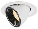 EB-LED-Downlight SLV NUMINOS GIMBLE M, 17.5W 500mA 1550lm 2700K 55° ws/chr