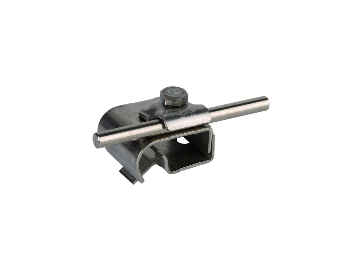 Dachrinnenklemme DEHN/elvatec mit Klemmblock 6…10mm, V2A