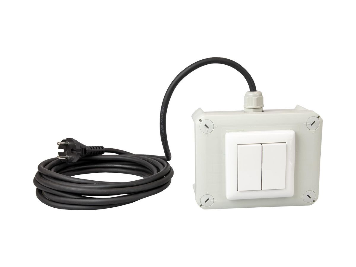 AP-Drucktaster DOTLUX IP20 IN:230V RF 150×116×67mm