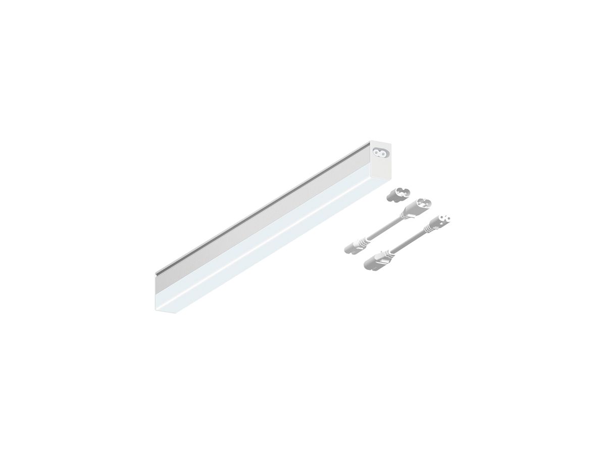 LED-Lichtleiste Siteco Batten Buchse 16W 2000lm 830/840/850 1180mm Silber