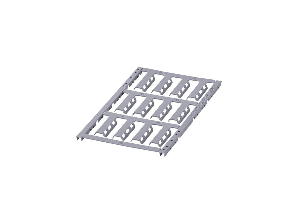 Kabelmarker PX UC-WMTBA (24X5)/PP SR 24×5mm 12 Stück silber