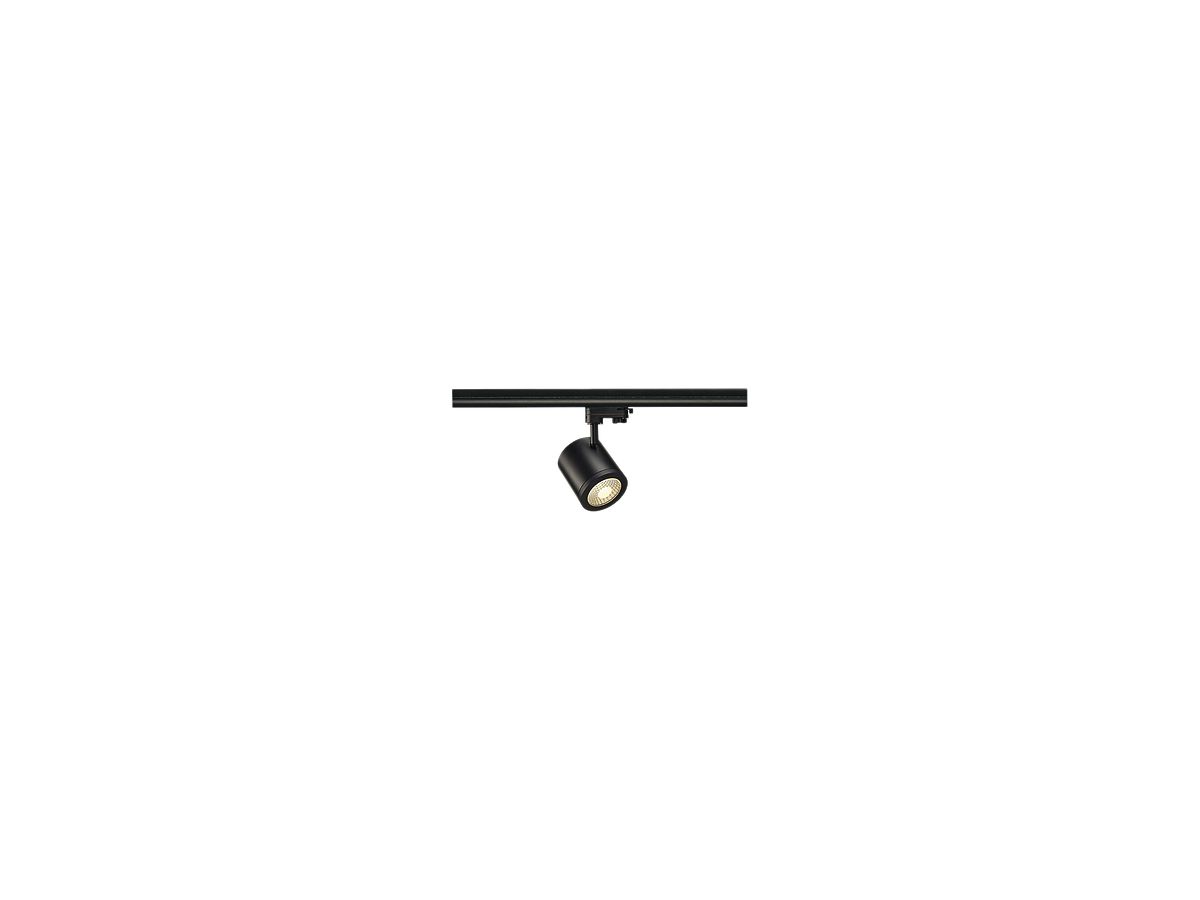 LED-Strahler SLV Enola_C, 9W 850lm 3000K 55° mit 3-Phasen-Adapter IP20 schwarz