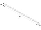 AP-Stromschiene SLV S-TRACK DALI 3-phasig, 2m, schwarz