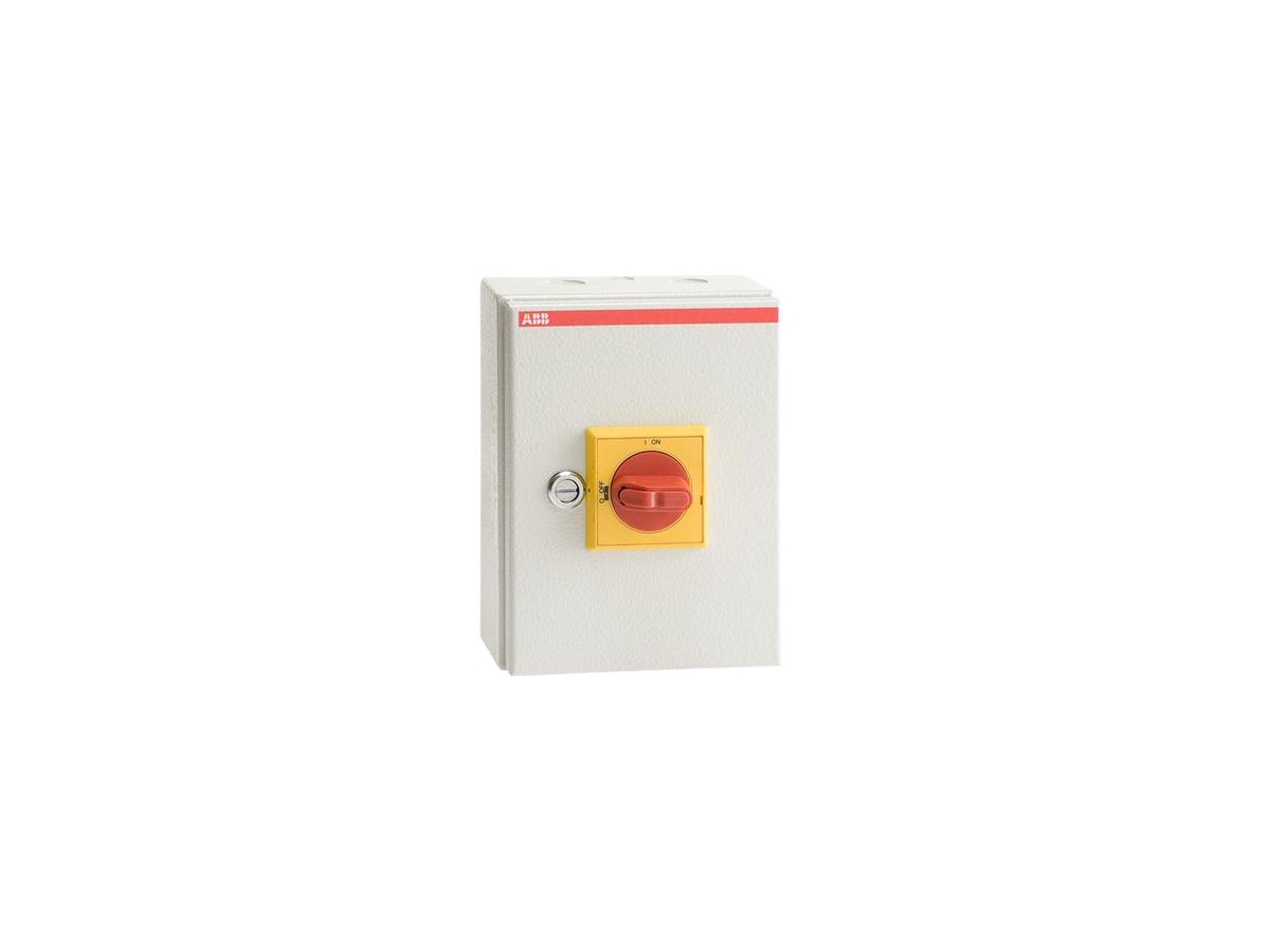 AP-Sicherheitsschalter ABB 3-polig 16A 400V hellgrau/rot/gelb
