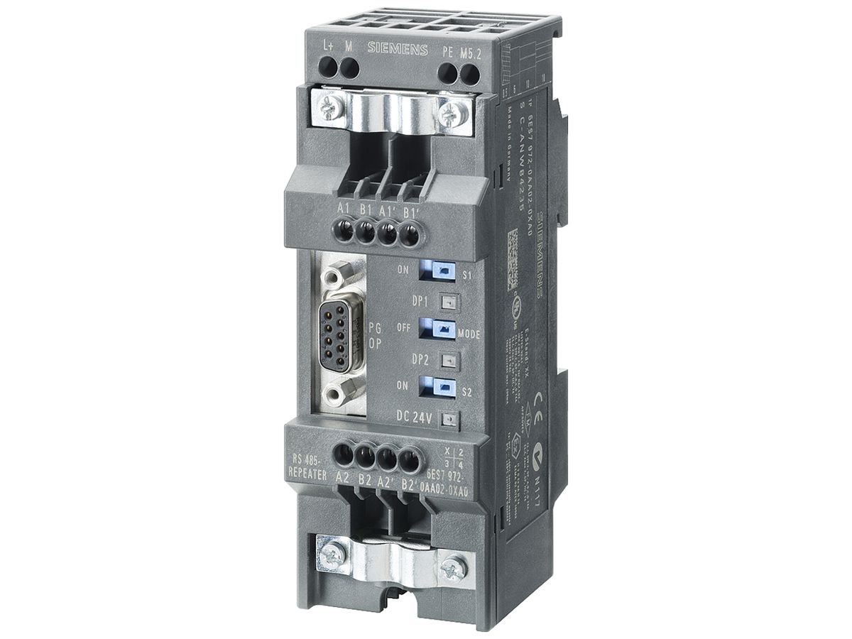 SPS-Repeater Siemens SIMATIC DP PROFIBUS/MPI RS-485 ≤31 Teilnehmer ≤12MBit/s