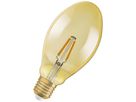 LED-Lampe LEDVANCE Vintage OVAL E27 4W 470lm 2400K Ø75×156mm klar Gold