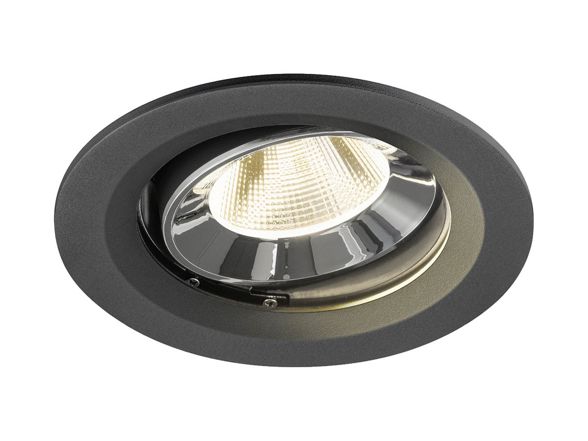 LED-Downlight SLV NUMINOS MOVE M 12W 1900lm 4000K NB DALI Ø120 sz/cr