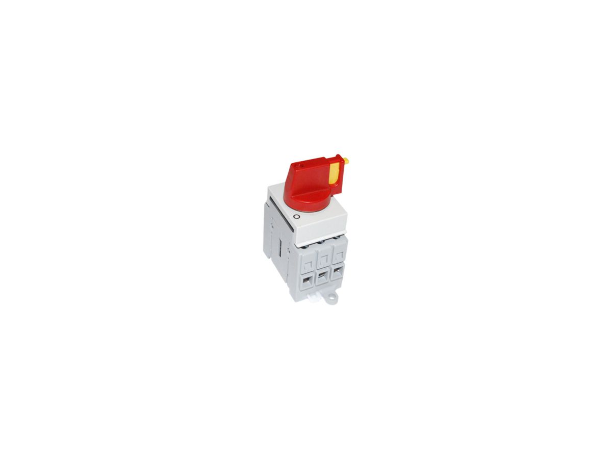 REG-NOT-AUS-Schalter GEISS HNLO403T, 40A/500V 3L 3S, 2TE, "0-1"