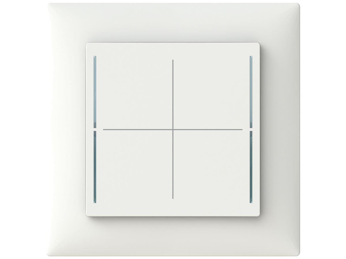 UP-Bedienelement ABB SIDUS touch B KNX mit BCU 1…4-fach weiss