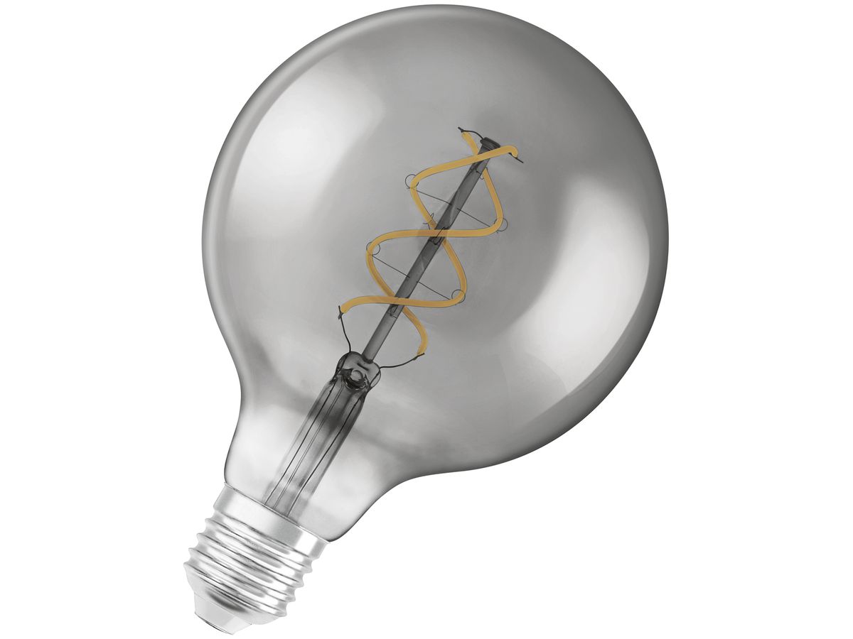 LED-Lampe Vintage 1906 CLASSIC GLOBE125 15 FIL SMOKE 140lm E27 5W 230V 818
