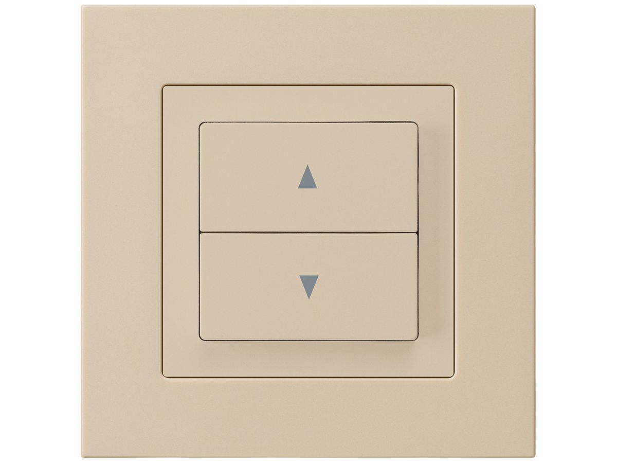 UP-Storentaster kallysto.pro beige mit 2 Funktionstasten Steckklemme