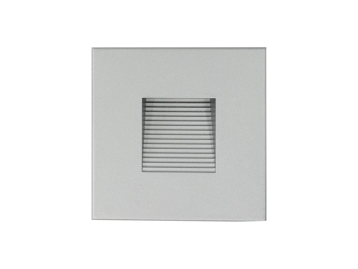 EB-LED-Wandleuchte DOTLUX EASYSTAIR 1.5W 70lm 930 IP20/44 82×82mm Silber