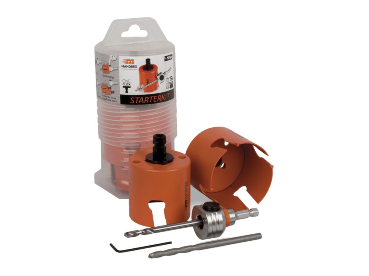 Lochsägen-Set MANDREX MXqs SuperXcut Electricien Ø68/83mm
