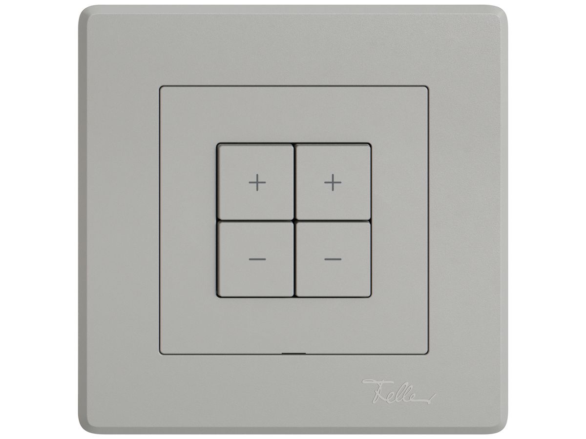 UP-Bedienaufsatz zu Dimmer EDIZIO.liv Wiser SNAPFIX® 2K WLAN 4T hgu