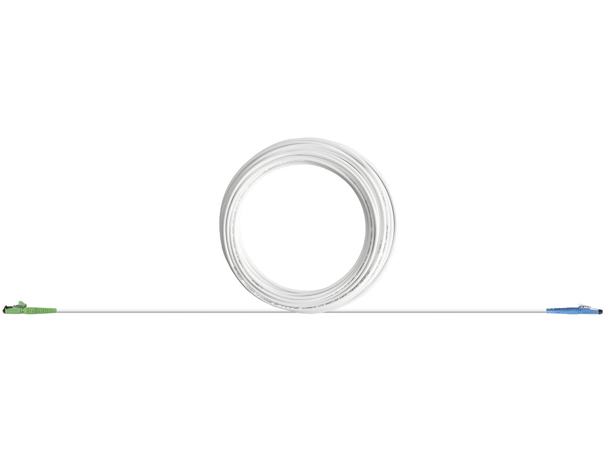 LWL-FTTH-Anschlusskabel F-3000 LC APC/F-3000s LC PC 25m