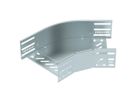 Bogen BET RB 45° 85×200mm Stahl bandverzinkt