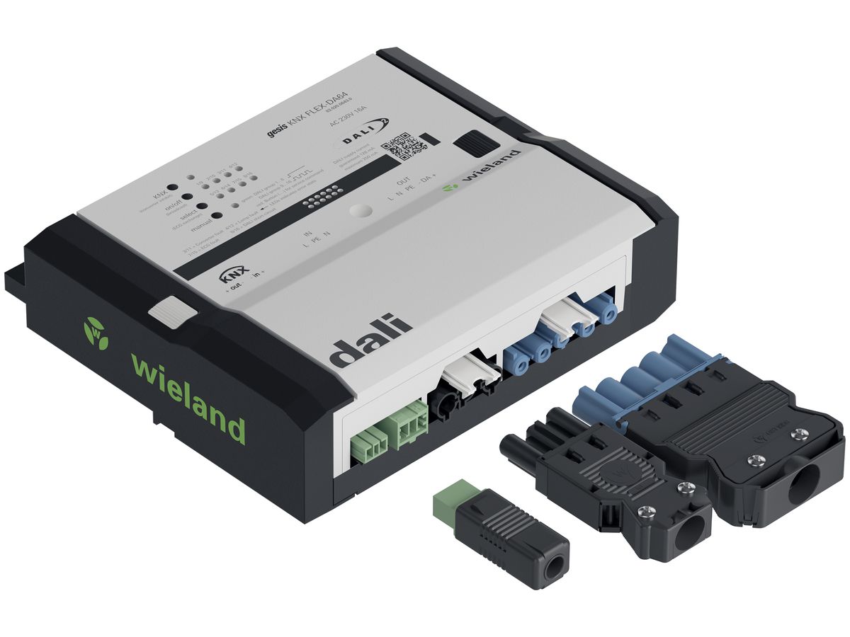 KNX-DALI Gateway Wieland gesis KNX FLEX-DA64 Z 64-DALI 2